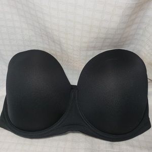 Wacoal Black Strapless Bra 38G